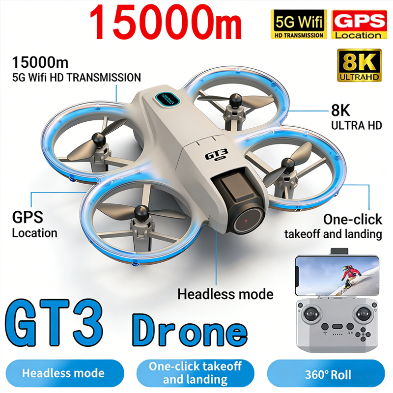 Kids Toys Videos - Новый дрон GT3 MAX 8K HD