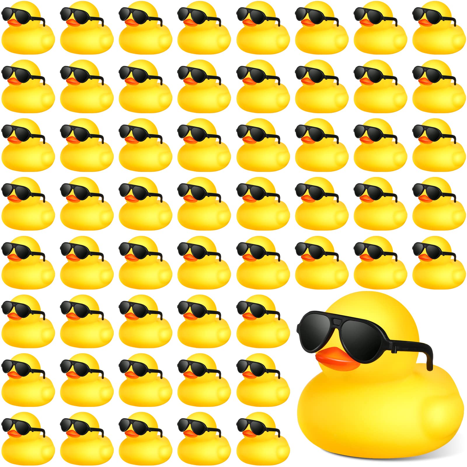 Rubber Duck Bath - 1-100 шт. желтые мини-резиновые утки оптом