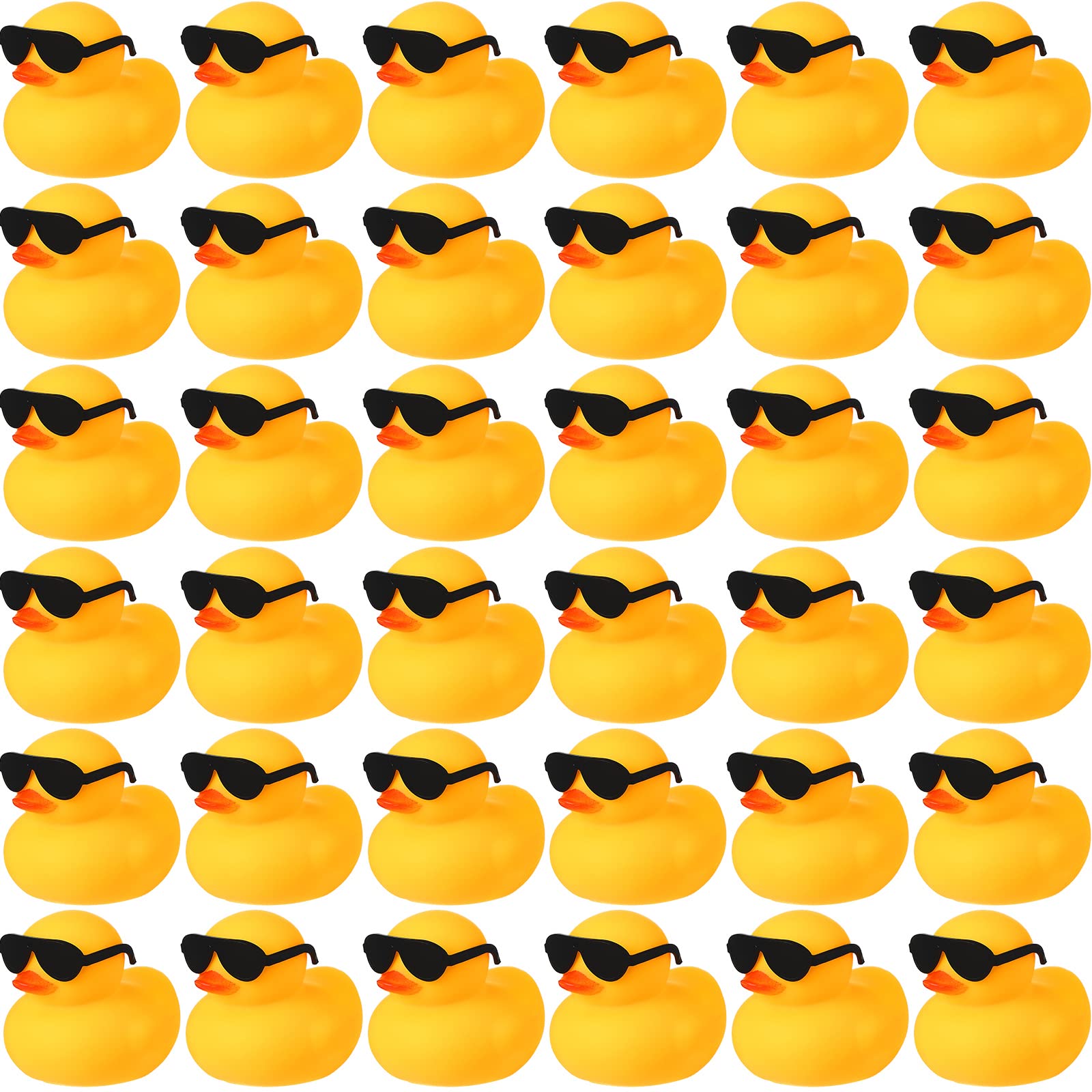 Rubber Duck Bath - 6/12/24 шт. резиновые игрушки-утки, желтые резиновые