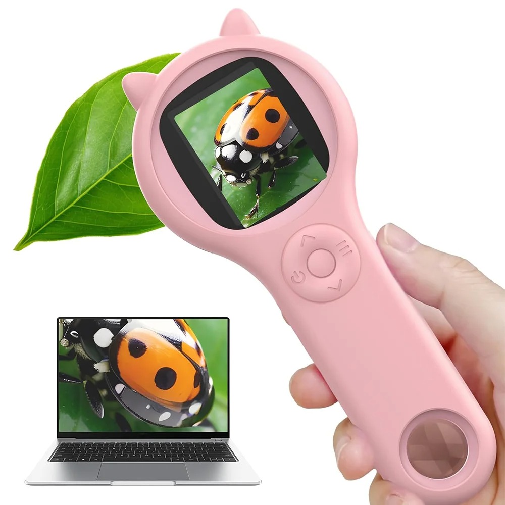Microscope Kids Science - Детский микроскоп, портативный ручной увеличительный цифровой