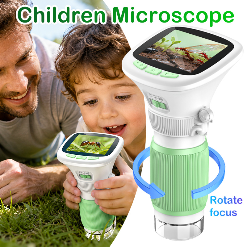 Microscope Kids Science - Детский портативный цифровой микроскоп 1000X с
