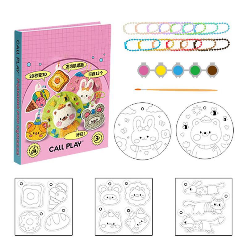 Kids Toys Drawing - Поделки из пенопласта для детей, 3D-эффект,