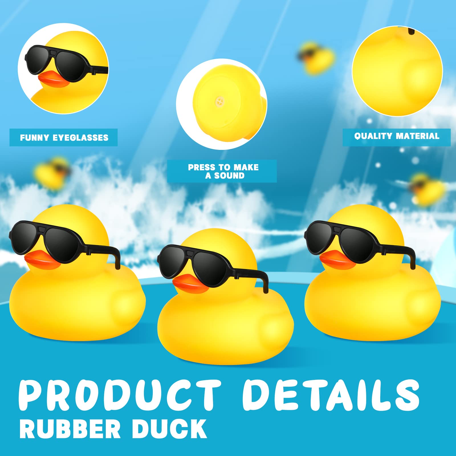 1-100 шт. желтые мини-резиновы – обзор и цена Rubber Duck Bath