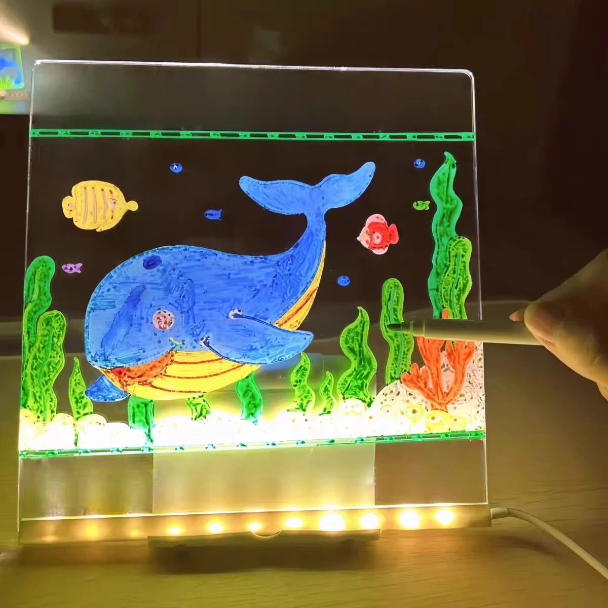 Доска для рисования Magic Glow – обзор и цена Kids Toys Drawing