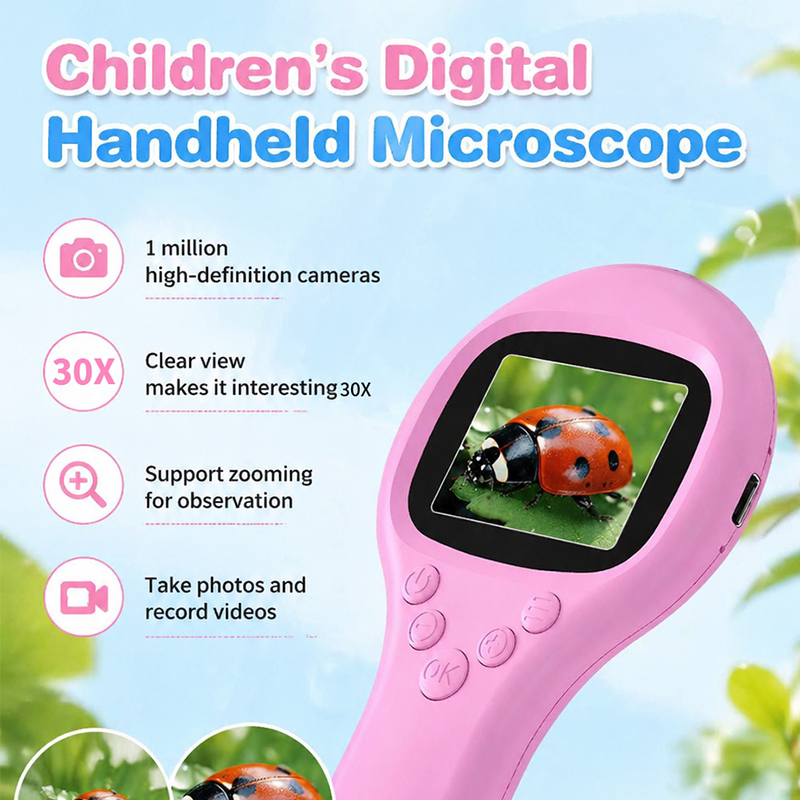 Портативный цифровой HD-микрос – обзор и цена Microscope Kids Science