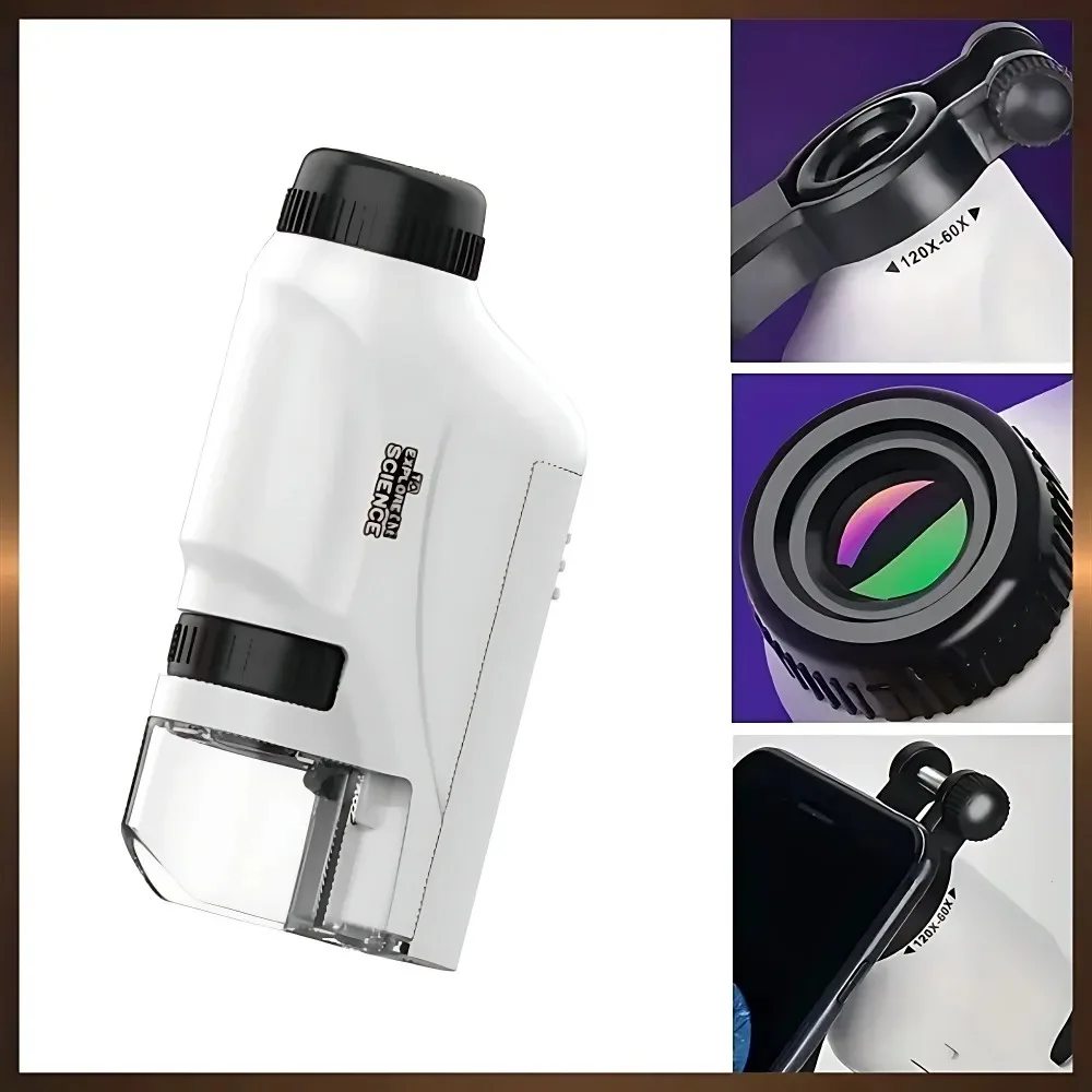 Микроскоп 60-120X, лабораторны – обзор и цена Microscope Kids Science