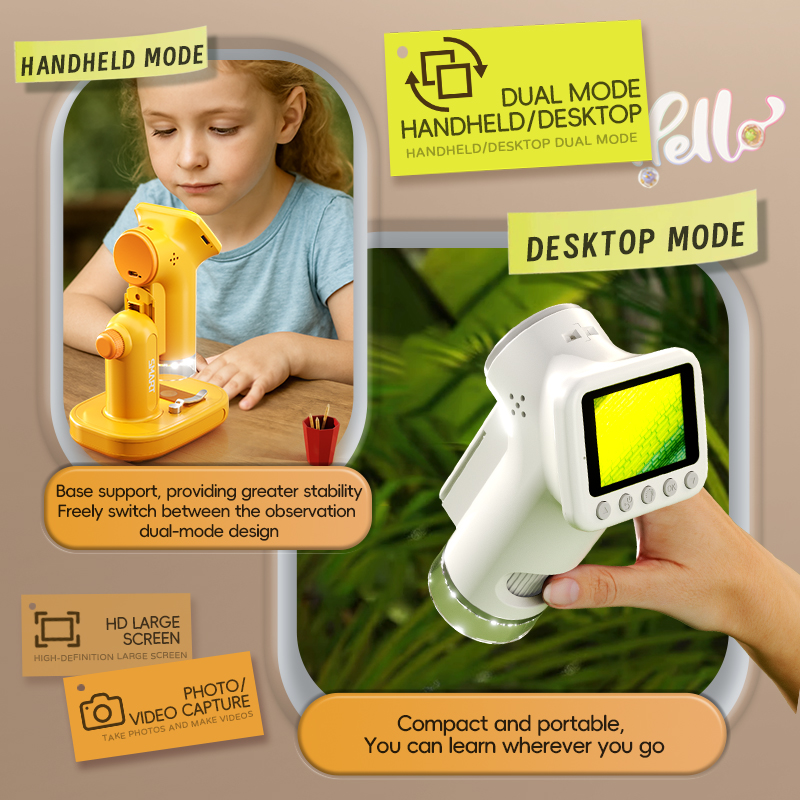 Портативный электронный микрос – обзор и цена Microscope Kids Science